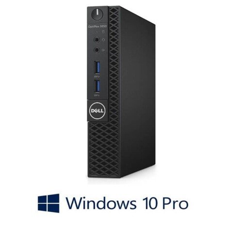 Mini PC Dell OptiPlex 3050, Quad Core i5-6500, 8GB DDR4, 240GB SSD, Win 10 Pro